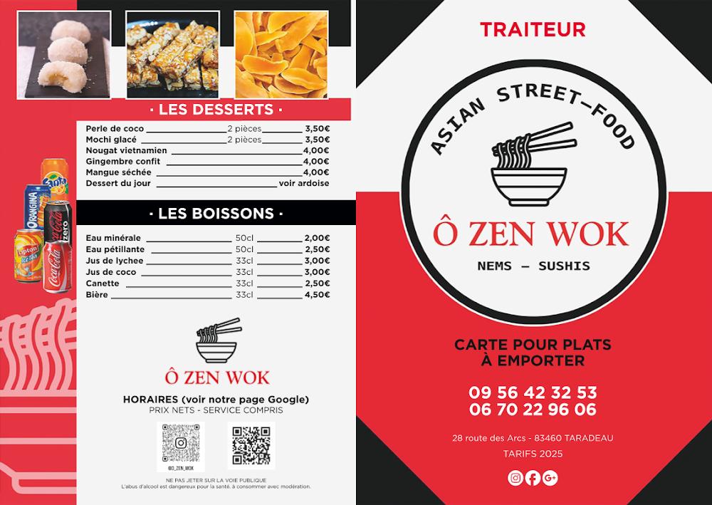 Ô Zen Wok - Menu Image 2